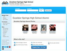 Tablet Screenshot of excelsiorspringshighschool.org